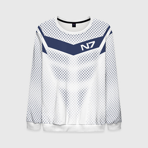 Мужской свитшот N7: White Armor / 3D-Белый – фото 1