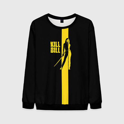 Мужской свитшот Kill Bill / 3D-Черный – фото 1