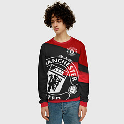 Свитшот мужской FC Man United: Exclusive, цвет: 3D-красный — фото 2