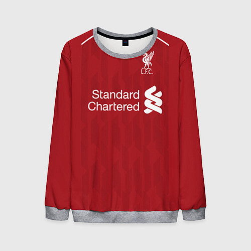 Мужской свитшот FC Liverpool Home 18-19 / 3D-Меланж – фото 1