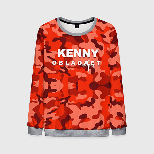 Мужской свитшот Kenny: Obladaet Camo / 3D-Меланж – фото 1