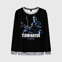 Свитшот мужской Terminator: Is alive, цвет: 3D-меланж