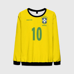 Мужской свитшот Сборная Бразилии: Роналдиньо 10