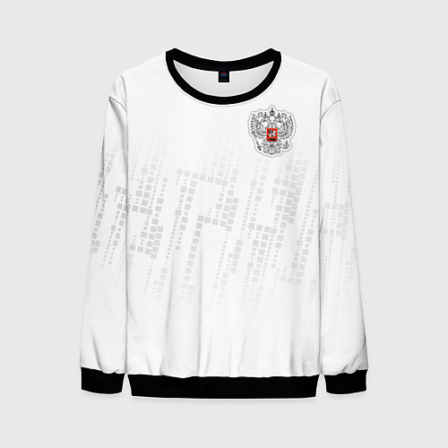 Мужской свитшот Russia 2022 The Winner! / 3D-Черный – фото 1