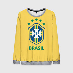 Свитшот мужской Brazil Team, цвет: 3D-меланж