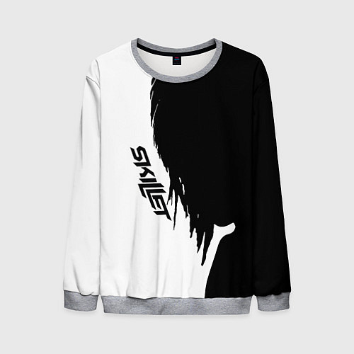 Мужской свитшот Skillet Shadow / 3D-Меланж – фото 1