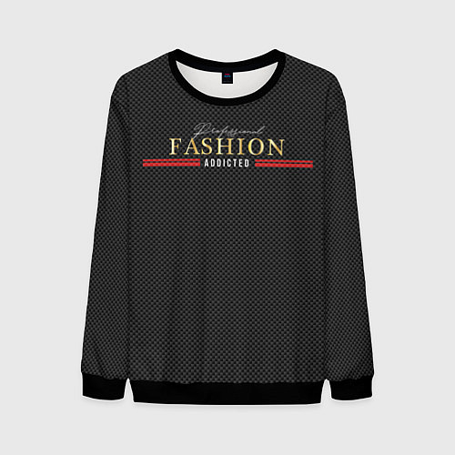 Мужской свитшот Fashion Addicted / 3D-Черный – фото 1