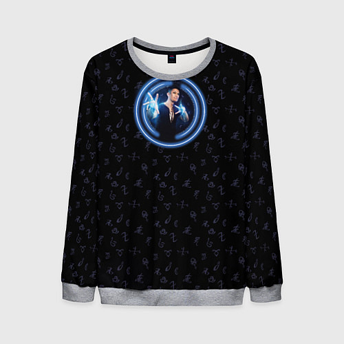 Мужской свитшот Magnus Bane / 3D-Меланж – фото 1