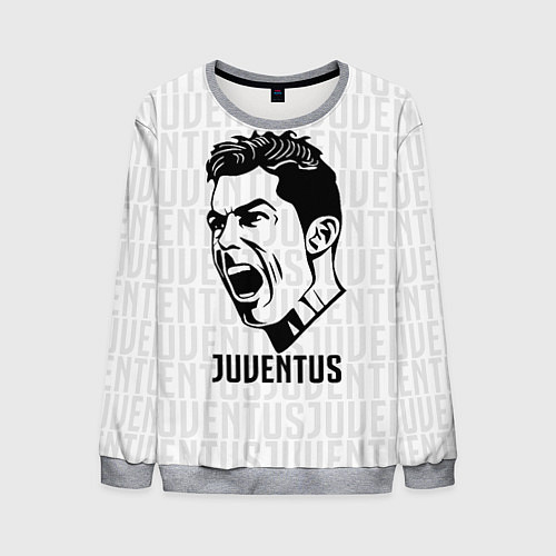 Мужской свитшот Juve Ronaldo / 3D-Меланж – фото 1