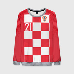 Свитшот мужской Domagoj Home WC 2018, цвет: 3D-меланж