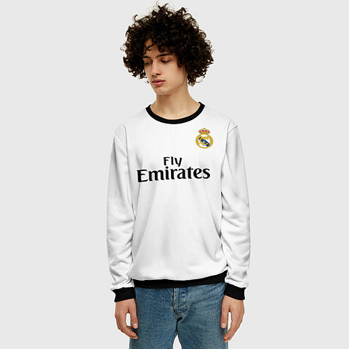 Мужской свитшот Modric home 18-19 / 3D-Черный – фото 3