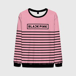 Мужской свитшот Black Pink: Black Stripes