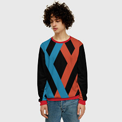 Свитшот мужской Darling in the Franxx, цвет: 3D-красный — фото 2