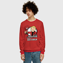 Свитшот мужской Nuka Cola: Ice Cold, цвет: 3D-красный — фото 2