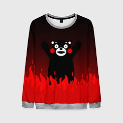 Мужской свитшот Kumamon: Hell Flame