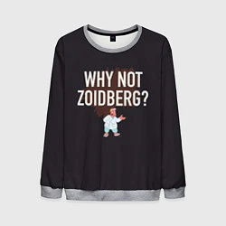 Свитшот мужской Why not Zoidberg?, цвет: 3D-меланж