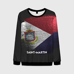 Свитшот мужской Saint Martin Style, цвет: 3D-черный