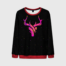 Свитшот мужской Neon Deer, цвет: 3D-красный