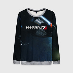 Свитшот мужской Mass Effect N7, цвет: 3D-меланж