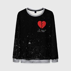 Свитшот мужской Lil Peep: Broken Heart, цвет: 3D-меланж