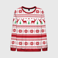 Мужской свитшот Новогодние олени