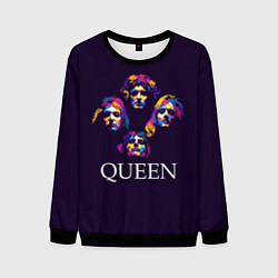 Свитшот мужской Queen: Fan Art, цвет: 3D-черный