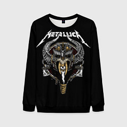 Свитшот мужской Metallica: Hard Metal, цвет: 3D-черный
