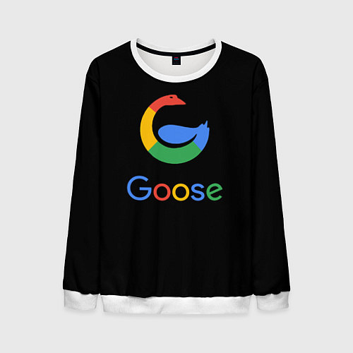 Мужской свитшот GOOSE / 3D-Белый – фото 1