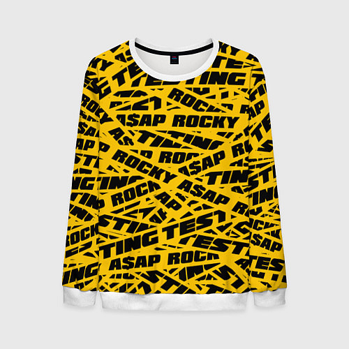 Мужской свитшот ASAP Rocky: Light Style / 3D-Белый – фото 1
