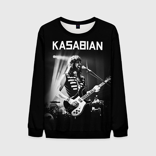 Мужской свитшот Kasabian Vocal / 3D-Черный – фото 1