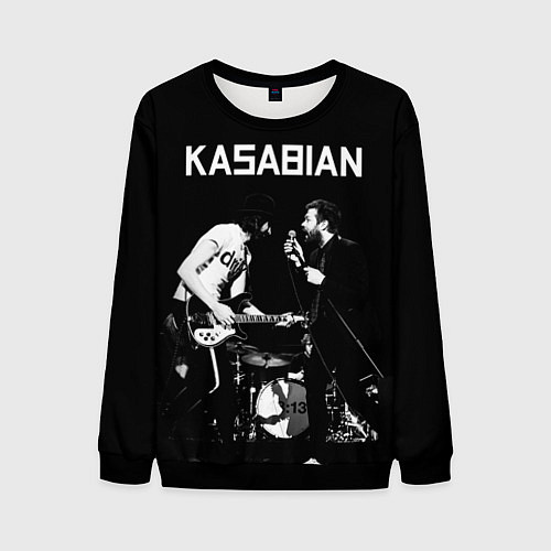 Мужской свитшот Kasabian Rock / 3D-Черный – фото 1