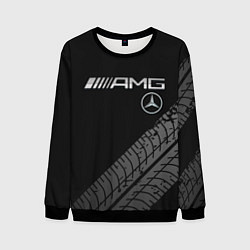 Свитшот мужской Mercedes AMG: Street Racing, цвет: 3D-черный