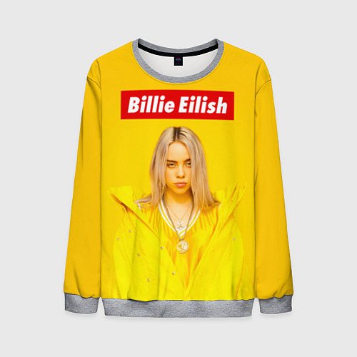 Мужской свитшот Billie Eilish: MyBoi / 3D-Меланж – фото 1