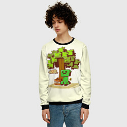 Свитшот мужской Forest Creeper, цвет: 3D-черный — фото 2