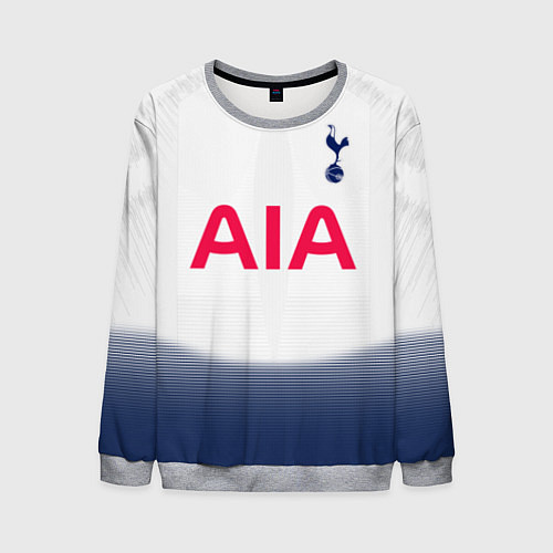 Мужской свитшот FC Tottenham: Son Home 18-19 / 3D-Меланж – фото 1