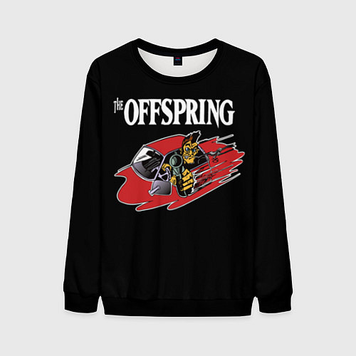 Мужской свитшот The Offspring: Taxi / 3D-Черный – фото 1
