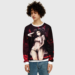 Свитшот мужской Милый дьявол, цвет: 3D-белый — фото 2