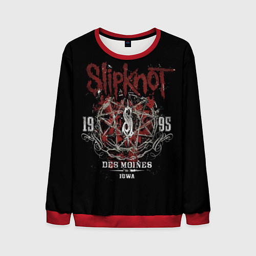 Мужской свитшот Slipknot 1995 / 3D-Красный – фото 1