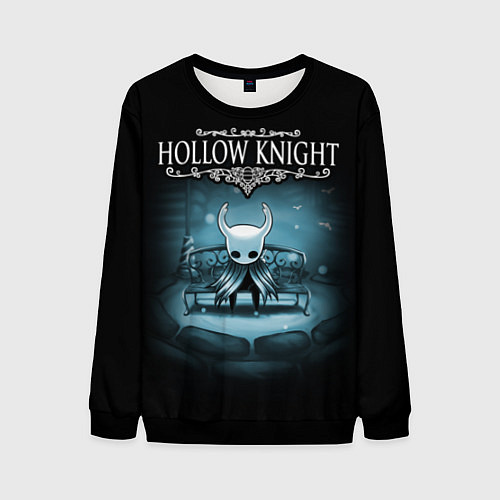 Мужской свитшот Hollow Knight: Night / 3D-Черный – фото 1