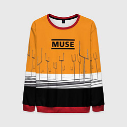 Свитшот мужской Muse: Orange Mood, цвет: 3D-красный