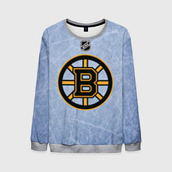 Свитшот мужской Boston Bruins: Hot Ice, цвет: 3D-меланж