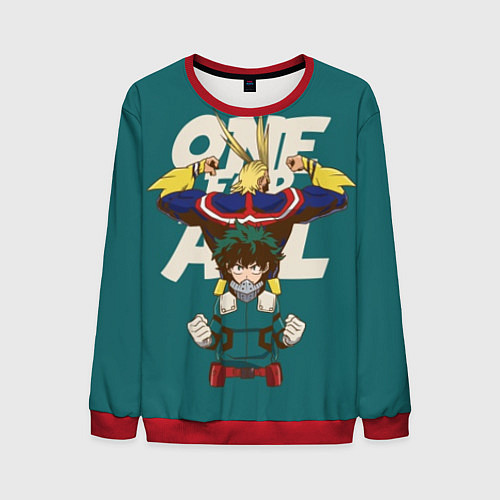 Мужской свитшот Моя геройская академия / 3D-Красный – фото 1