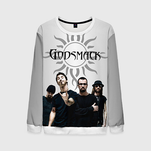 Мужской свитшот Godsmack / 3D-Белый – фото 1