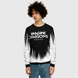 Свитшот мужской IMAGINE DRAGONS, цвет: 3D-черный — фото 2