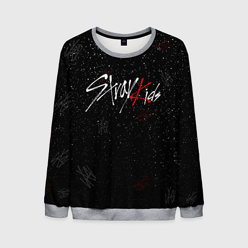 Мужской свитшот STRAY KIDS / 3D-Меланж – фото 1