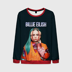 Свитшот мужской BILLIE EILISH, цвет: 3D-красный