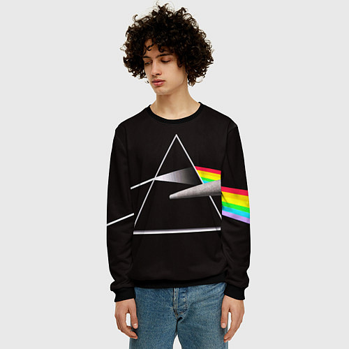 Мужской свитшот PINK FLOYD / 3D-Черный – фото 3