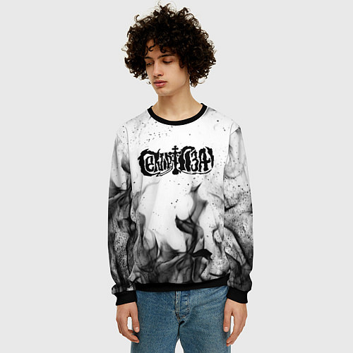 Мужской свитшот СЕКТОР ГАЗА / 3D-Черный – фото 3