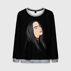 Свитшот мужской Billie Eilish: Black Style, цвет: 3D-меланж