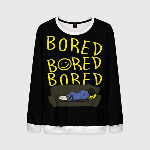 Мужской свитшот Boreb / 3D-Белый – фото 1